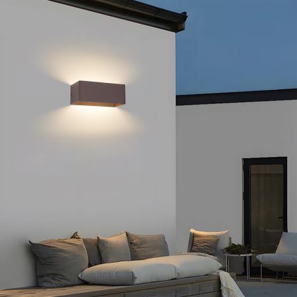 Brilagi - Applique da esterno LED DONNANI LED/7W/230V marrone IP44
