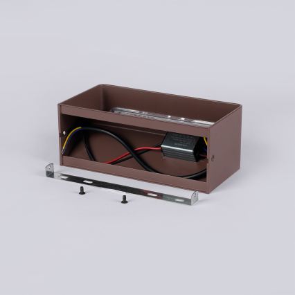 Brilagi - Applique da esterno LED DONNANI LED/7W/230V marrone IP44