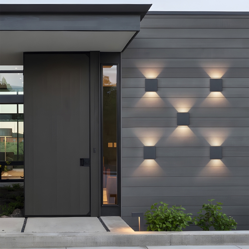 Brilagi - Applique da esterno LED DOUBLERAY LED/6W/230V antracite IP54