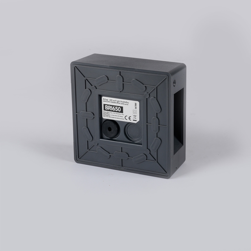 Brilagi - Applique da esterno LED DOUBLERAY LED/6W/230V antracite IP54