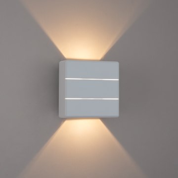 Brilagi - Applique da esterno LED DOUBLERAY LINE LED/6W/230V bianca IP54