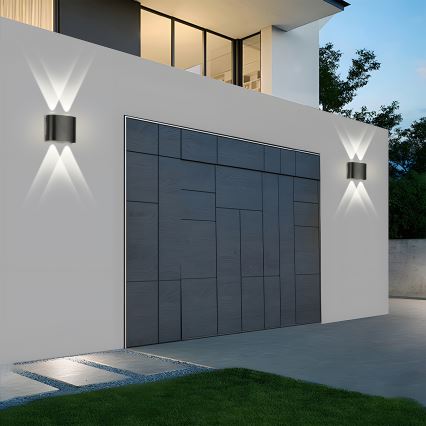 Brilagi - Applique da esterno LED FLAREBOX LED/4W/230V nera IP65