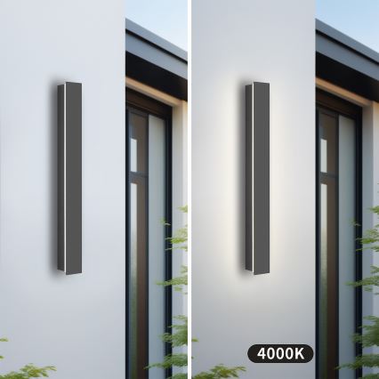Brilagi - Applique da esterno LINEAR LED/12W/230V 4000K IP65 50 cm antracite CRI 90