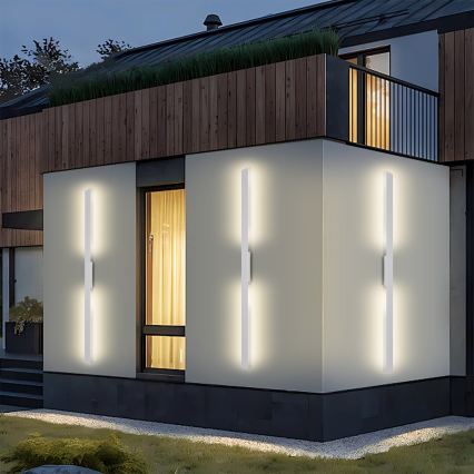 Brilagi - Applique da esterno LED LUNA LED/30W/230V 3000K IP65 150 cm bianco CRI 90