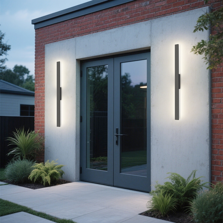 Brilagi - Applique da esterno LED LUNA LED/24W/230V 4000K IP65 100 cm antracite CRI 90