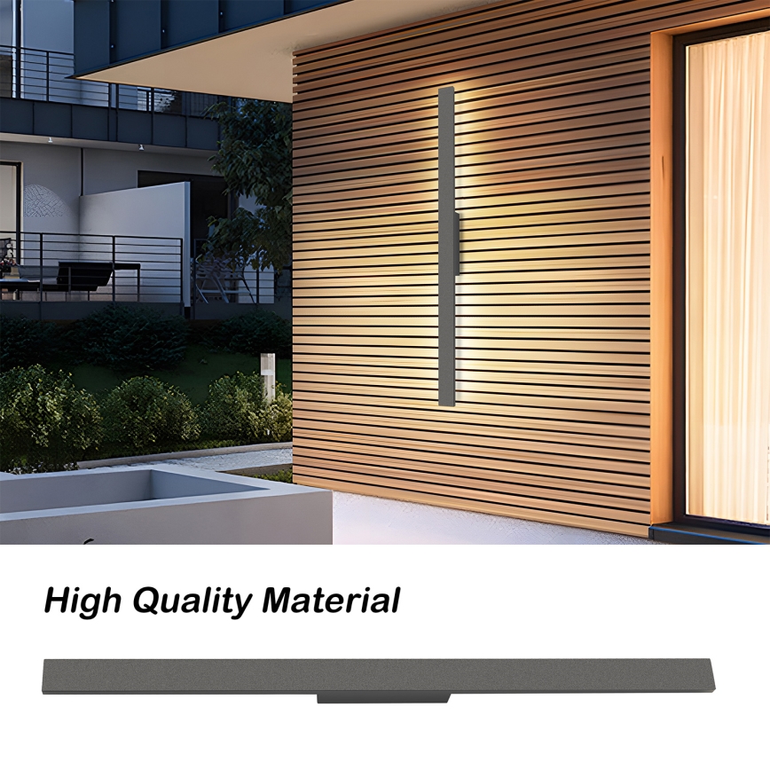 Brilagi - Applique da esterno LED LUNA LED/24W/230V 4000K IP65 100 cm antracite CRI 90