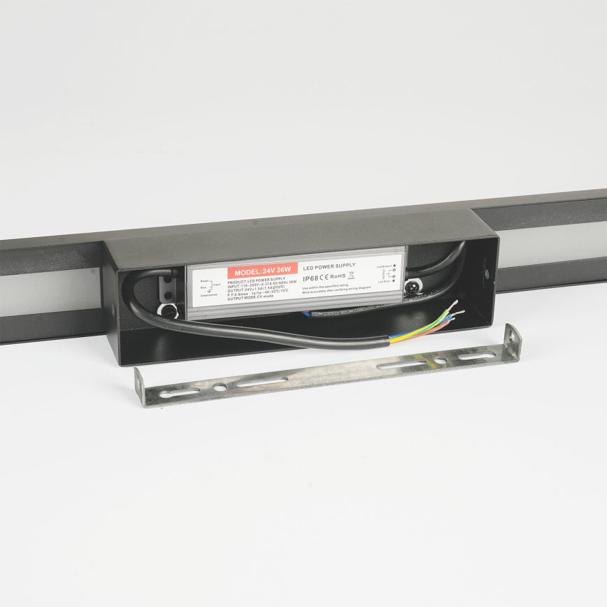 Brilagi - Applique da esterno LED LUNA LED/24W/230V 4000K IP65 100 cm antracite CRI 90