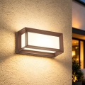 Brilagi - Applique da esterno LED PARKER/12W/230V 3000/4500/6000K marrone IP44