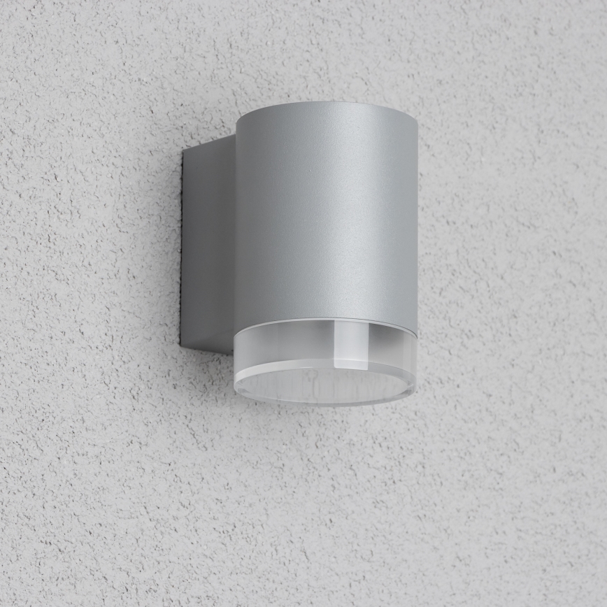 Brilagi - Applique da esterno dimmerabile LED RGBW MATERA 1x GU10/4,8W/230V 3000K IP54 grigio + telecomando