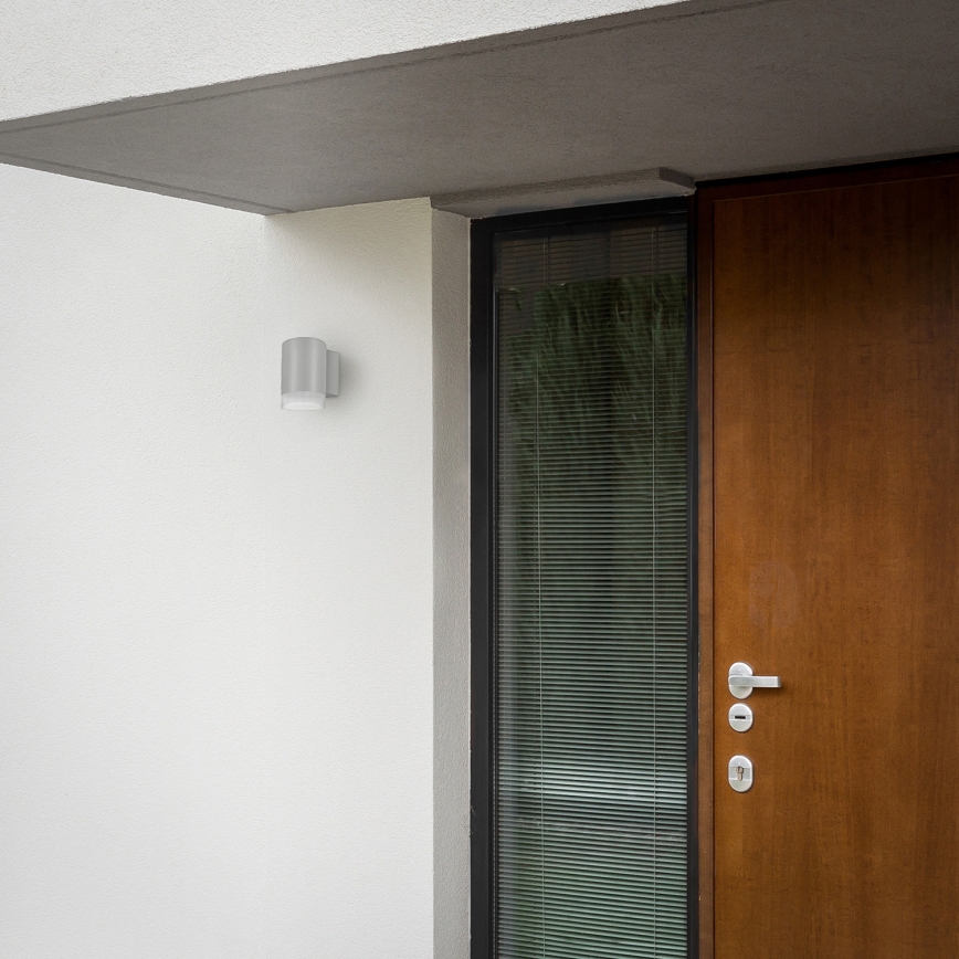 Brilagi - Applique da esterno dimmerabile LED RGBW MATERA 1x GU10/4,8W/230V 3000K IP54 grigio + telecomando