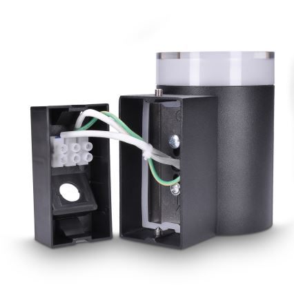 Brilagi - Applique da esterno LED RGBW dimmerabile MATERA 1xGU10/4,8W/230V 3000K IP54 nero + telecomando
