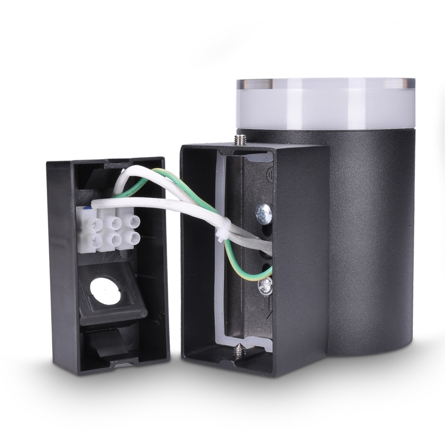 Brilagi - Applique da esterno LED RGBW dimmerabile MATERA 1xGU10/4,8W/230V 3000K IP54 nero + telecomando