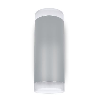Brilagi - LED RGBW applique da esterno dimmerabile MATERA 2xGU10/4,8W/230V 3000K IP54 grigio + telecomando