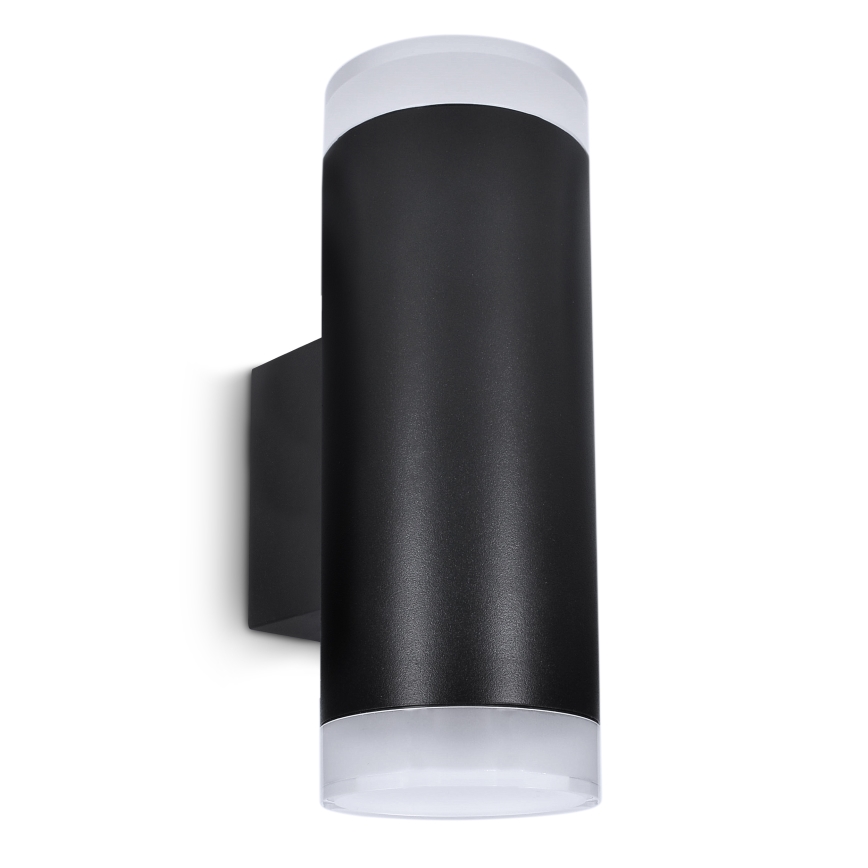 Brilagi - Applique da esterno LED RGBW dimmerabile MATERA 2xGU10/4,8W/230V 3000K IP54 nero + telecomando