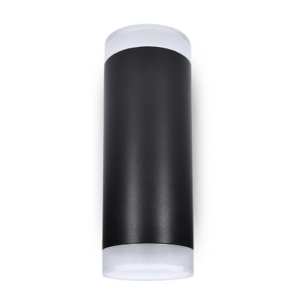Brilagi - Applique da esterno LED RGBW dimmerabile MATERA 2xGU10/4,8W/230V 3000K IP54 nero + telecomando