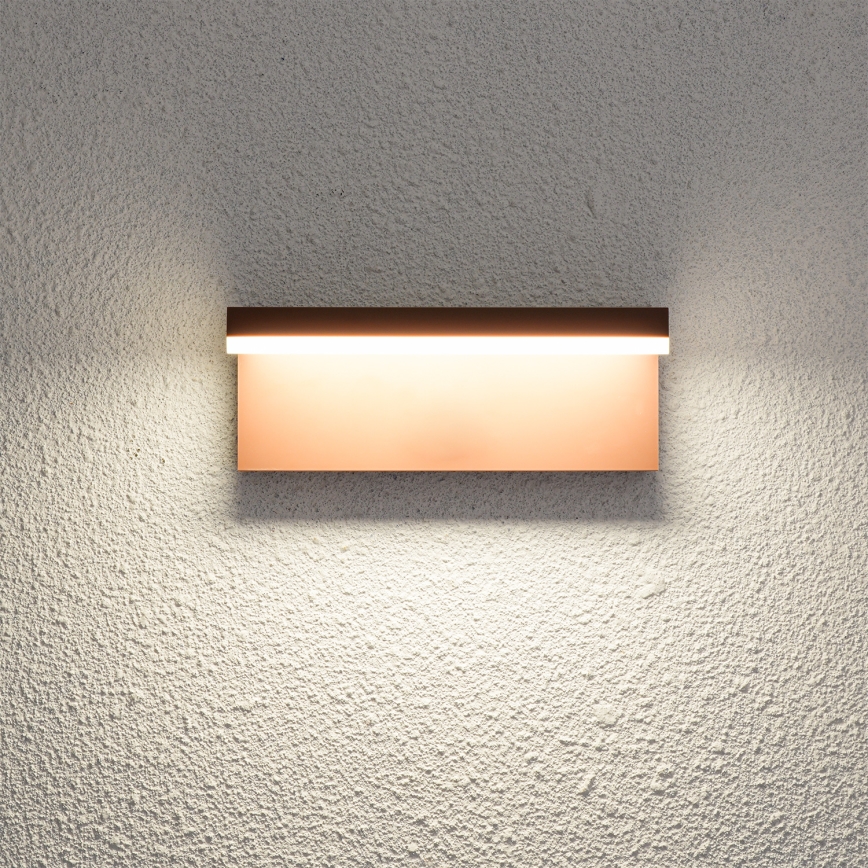 Brilagi - Applique da esterno LED TESSI LED/10W/230V marrone IP54