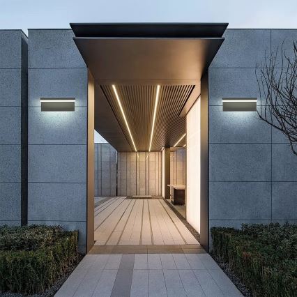 Brilagi - Applique da esterno LED TESSI LED/10W/230V nera IP54