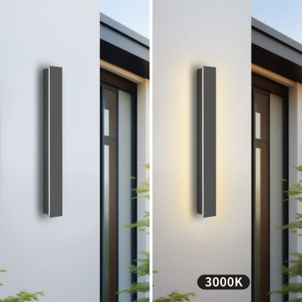 Brilagi - Applique da esterno LINEAR LED/12W/230V 3000K IP65 50 cm antracite CRI 90