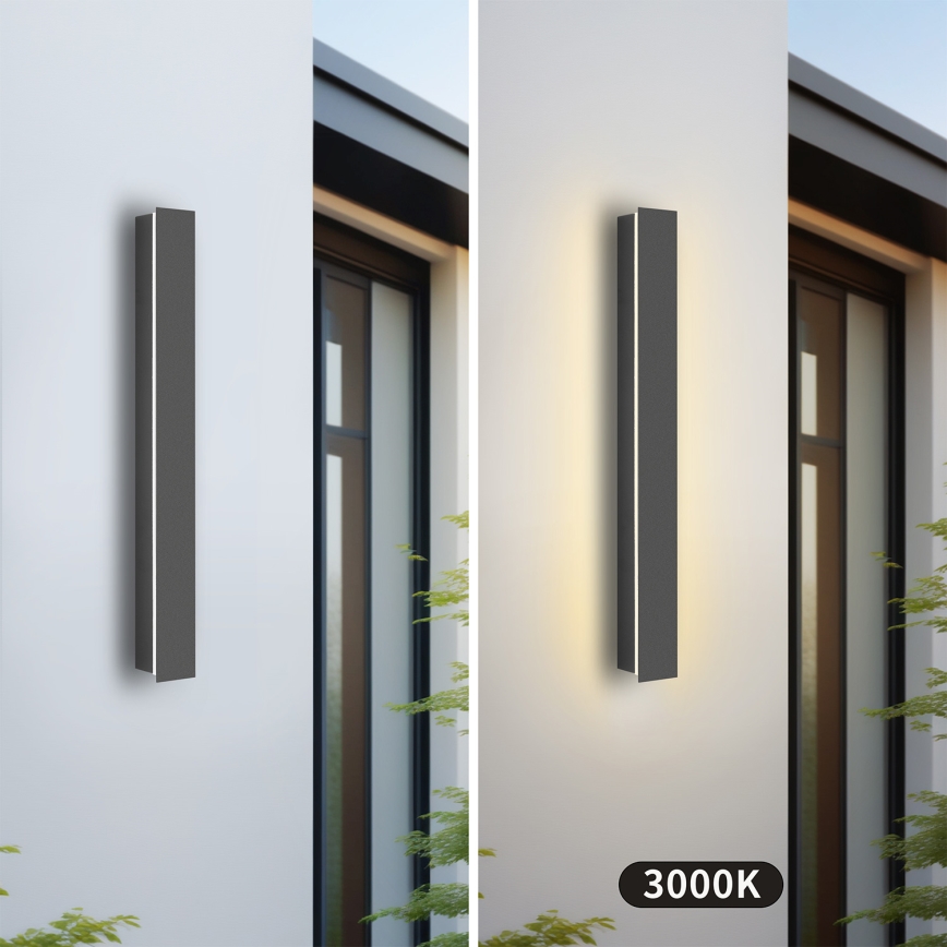 Brilagi - Applique da esterno LINEAR LED/12W/230V 3000K IP65 50 cm antracite CRI 90