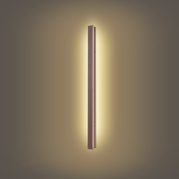 Brilagi - Applique da esterno LINEAR LED/22W/230V 3000K IP65 100 cm marrone CRI 90