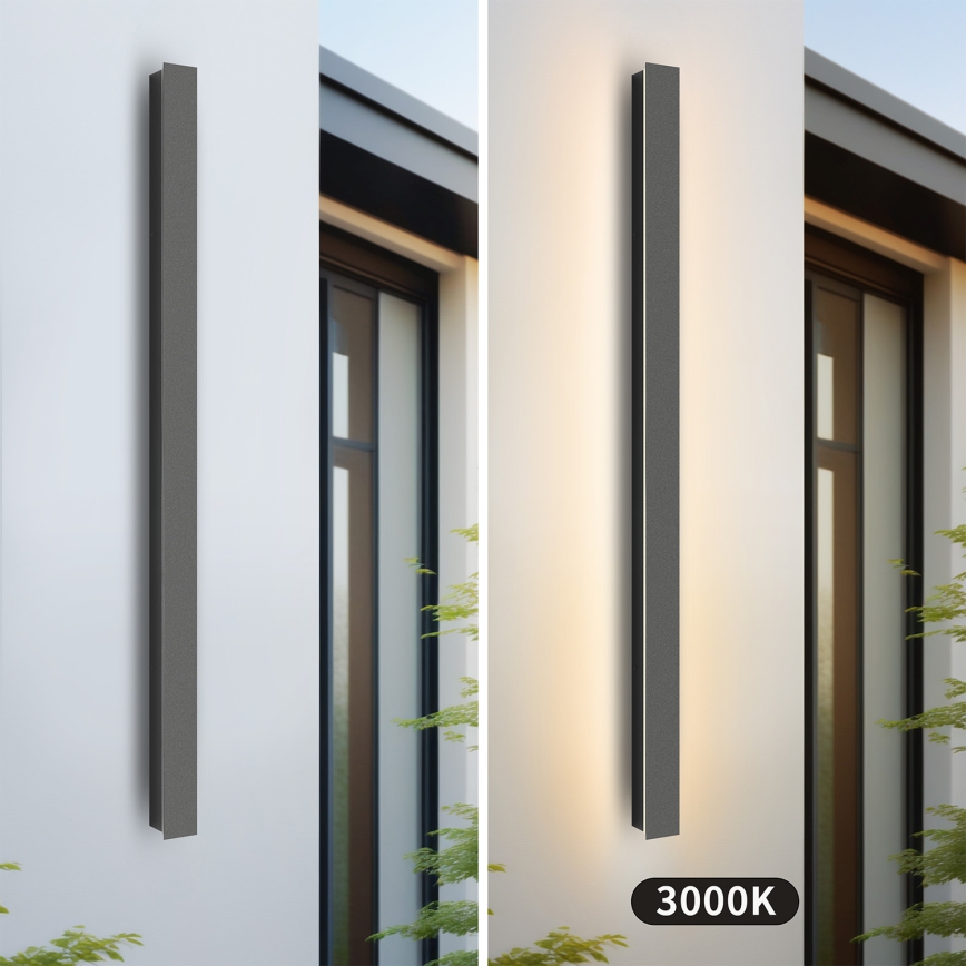 Brilagi - Applique da esterno LINEAR LED/22W/230V 3000K IP65 100 cm antracite CRI 90