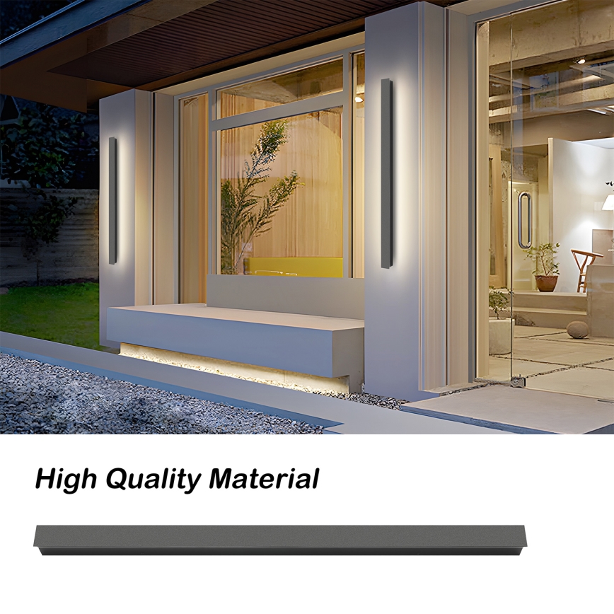 Brilagi - Applique da esterno LINEAR LED/22W/230V 4000K IP65 100 cm antracite CRI 90