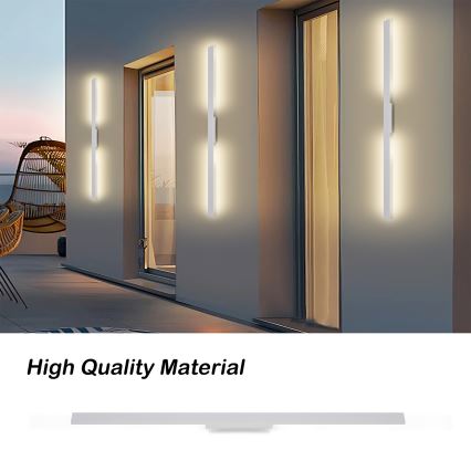 Brilagi - Applique da esterno LED LUNA LED/24W/230V 3000K IP65 100 cm bianco CRI 90