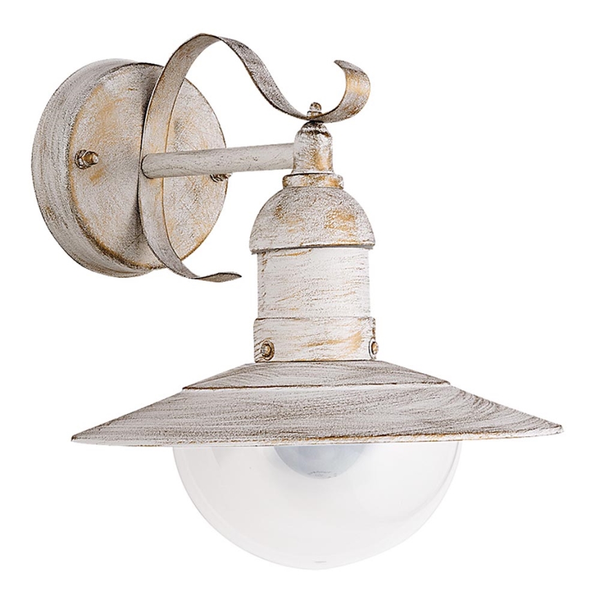 Brilagi - Applique da esterno MOLDE 1xE27/60W/230V IP44 bianco/patina