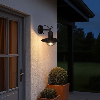 Brilagi - Applique da esterno MOLDE 1xE27/60W/230V IP44 bronzo/patina