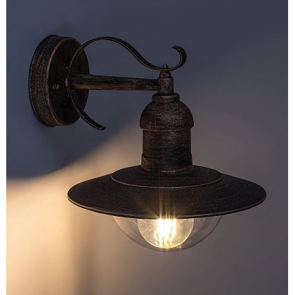 Brilagi - Applique da esterno MOLDE 1xE27/60W/230V IP44 bronzo/patina