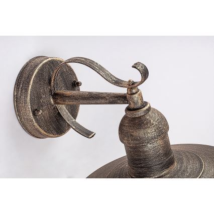 Brilagi - Applique da esterno MOLDE 1xE27/60W/230V IP44 bronzo/patina