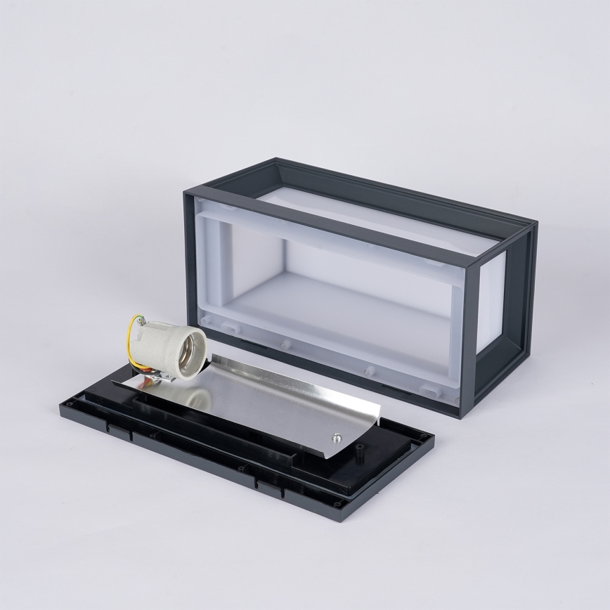 Brilagi - Applique da esterno PARKER 1xE27/60W/230V antracite IP44