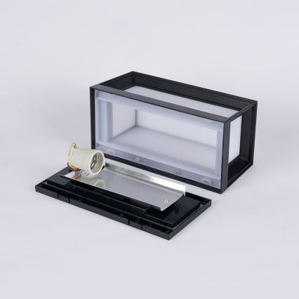 Brilagi - Applique da esterno PARKER 1xE27/60W/230V nero IP44