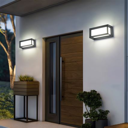 Brilagi - Applique da esterno PARKER LED/12W/230V antracite IP44