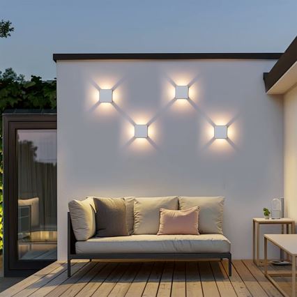 Brilagi - Applique da esterno QUADRAY LED/6W/230V bianco IP54