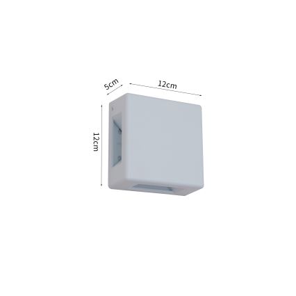 Brilagi - Applique da esterno QUADRAY LED/6W/230V bianco IP54