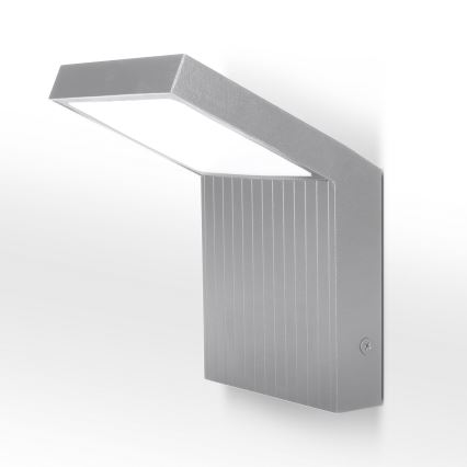 Brilagi - Applique da esterno RIANO LED/8W/230V argento IP65