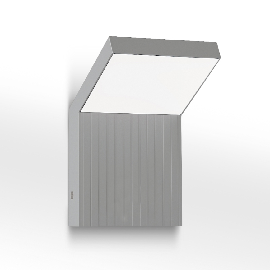 Brilagi - Applique da esterno RIANO LED/8W/230V argento IP65