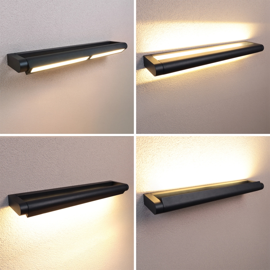 Brilagi - Applique da esterno SALERNO LED/24W/230V 66 cm nero IP65