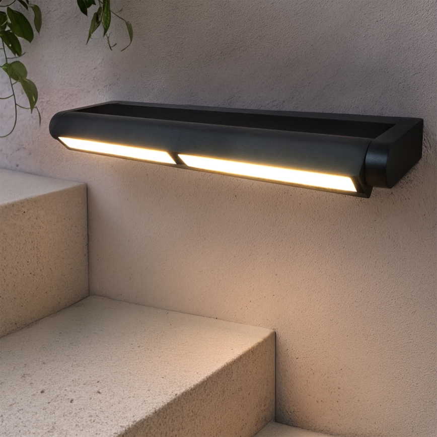 Brilagi - Applique da esterno SALERNO LED/24W/230V 66 cm nero IP65