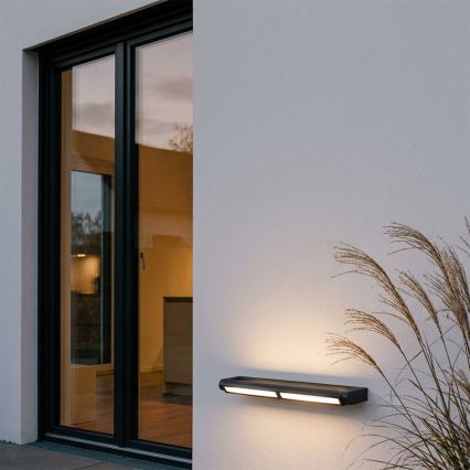 Brilagi - Applique da esterno SALERNO LED/24W/230V 66 cm nero IP65