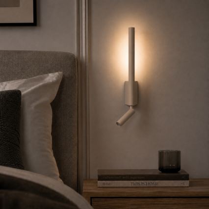 BRILAGI - Applique da parete a LED VIXON LED/3W/230V + LED/5W beige CRI 90