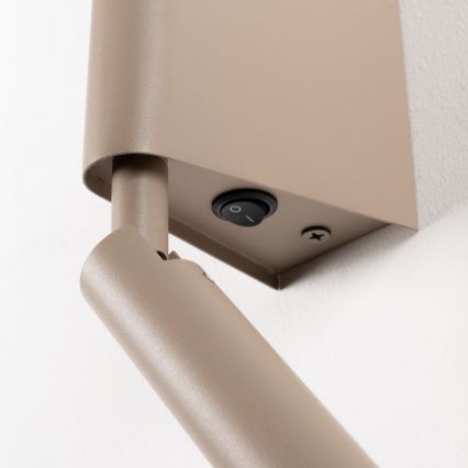 BRILAGI - Applique da parete a LED VIXON LED/3W/230V + LED/5W beige CRI 90