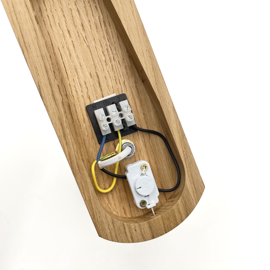 Brilagi - Applique da parete COTTAGE 1xE14/40W/230V rovere
