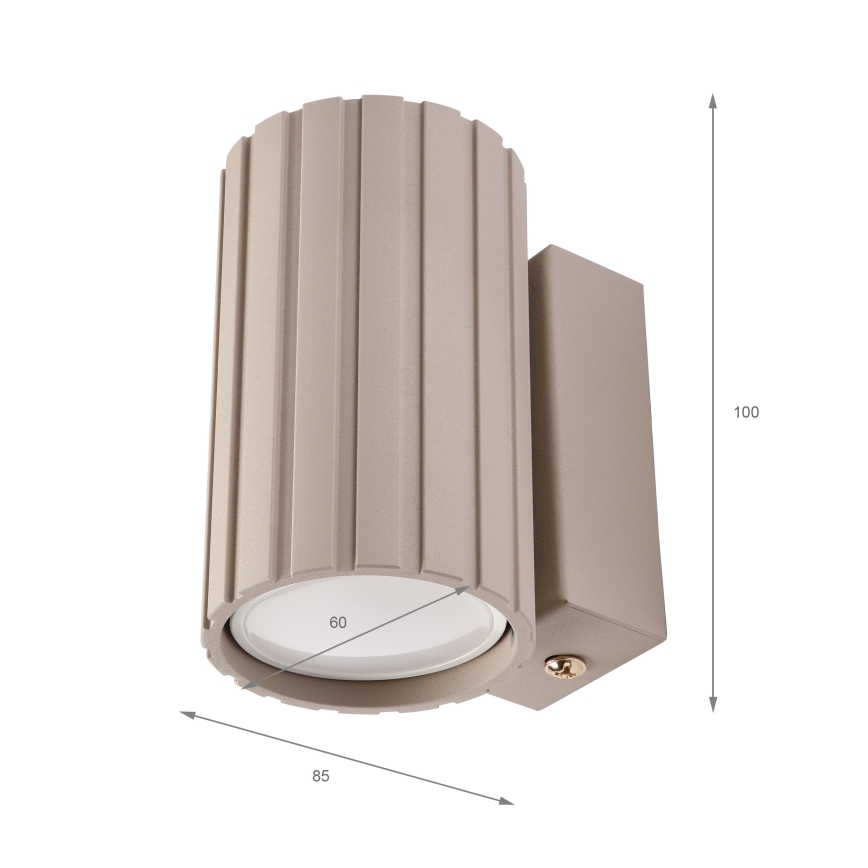 Brilagi - Applique da parete CRISPINA 1xGU10/10W/230V 10 cm beige