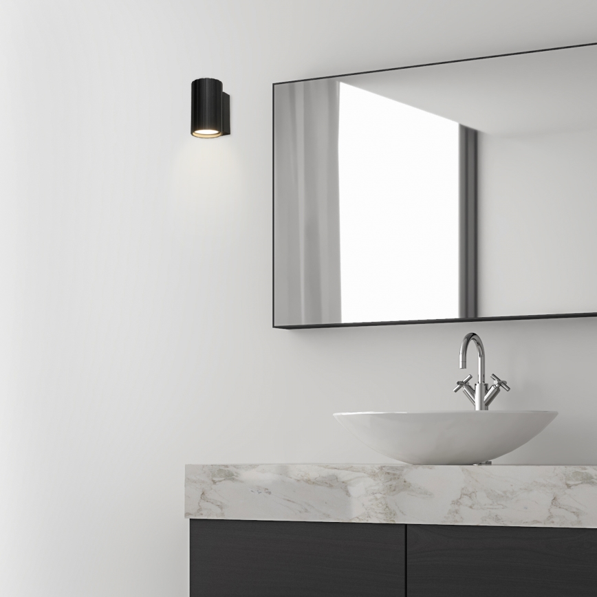 Brilagi - Applique da parete CRISPINA 1xGU10/10W/230V 10 cm nera