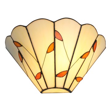 Brilagi - Applique da parete in vetro stile Tiffany FOLIA 1xE14/40W/230V