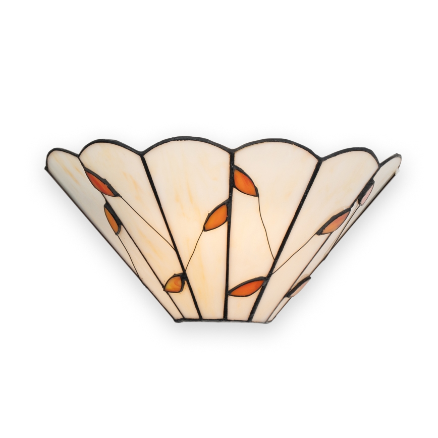 Brilagi - Applique da parete in vetro stile Tiffany FOLIA 1xE14/40W/230V