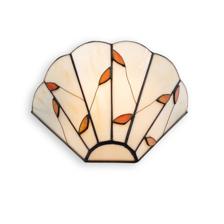 Brilagi - Applique da parete in vetro stile Tiffany FOLIA 1xE14/40W/230V