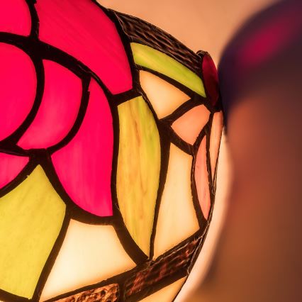 Brilagi - Applique da parete in vetro Tiffany GARLAN 1xE14/40W/230V